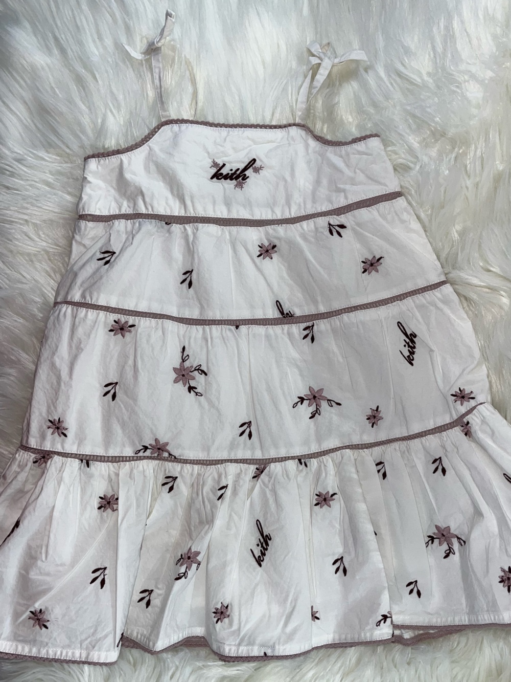 Kith Kids Kamora Novelty Embroidered Mini Dress 4T